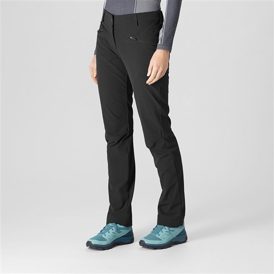 Dámské Kalhoty Salomon WAYFARER STRAIGHT Černé | CQI-309251