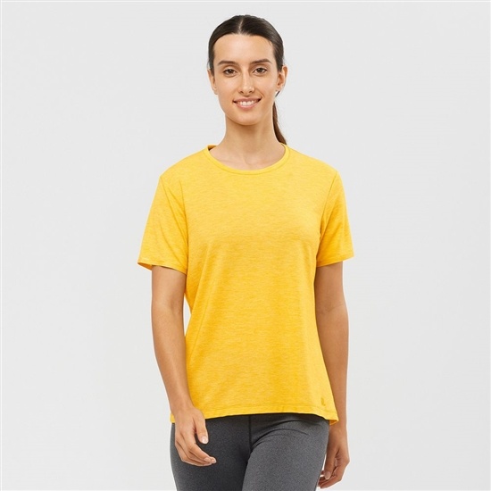 Dámské Tričko Salomon ESSENTIAL TENCEL Žluté | YHE-635081