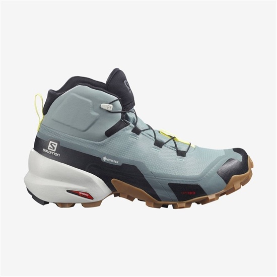 Dámské Turistické Boty Salomon CROSS HIKE MID GTX Lightblue | KRL-169073