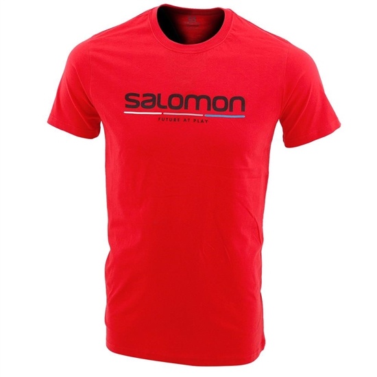 Pánské Tričko Salomon NEW RACE SS M Červené | ZHA-690782