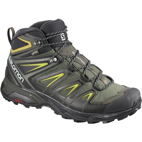 Pánské Turistické Boty Salomon X ULTRA 3 WIDE MID GTX Černé | DAL-572986