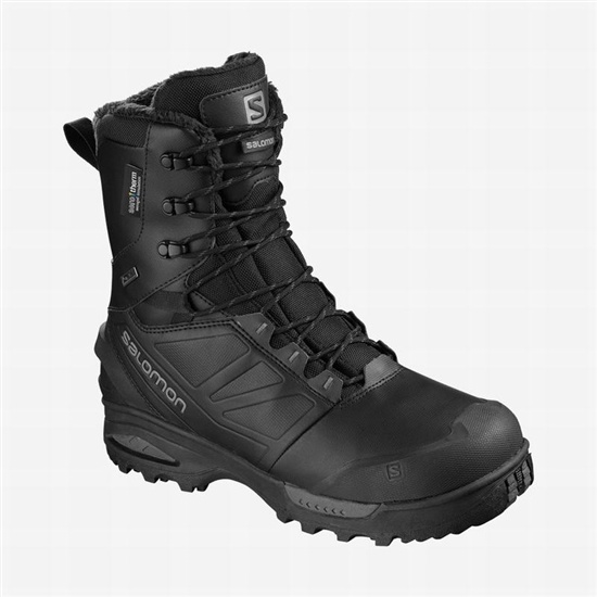 Pánské Zimní Boty Salomon TOUNDRA PRO CLIMASALOMON WATERPROOF Černé | ZFU-692451