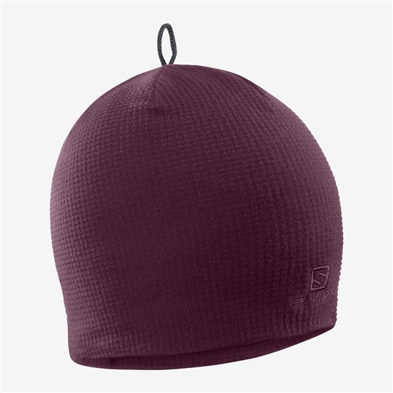 Pánské Čepice Salomon RS WARM Fialové | MTP-435207